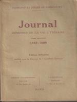   Journal memoires de la vie litteraire. Tome VII 1885-1888