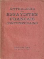   Anthologie des Essaystes francais contemporains