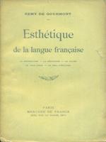 Esthetique de la langue francaise