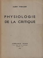   Physiologie de la critique