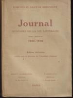   Journal memoires de la vie litteraire tome III 1866-1870