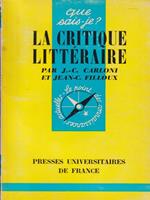 La critique litteraire