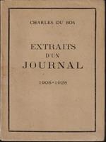   Extraits d'un journal 1908-1928