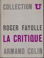 La critique litteraire