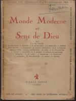   Monde moderne et sens de dieu