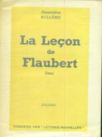 La  lecon de Flaubert