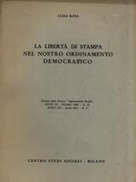   Estratto: La libertà di stampa nel nostro ordinamento democratico