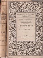 Storia della filosofia parte quarta. La filosofia moderna 2 voll