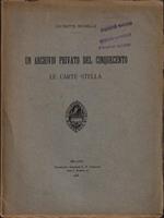 Un archivio privato del cinquecento. Le carte Stella