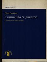 Criminalit & giustizia