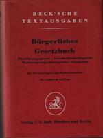 Burgerliches gesetzbuch 66. Auflage