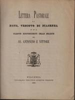 Lettera pastorale di mons. vescovo di Piacenza