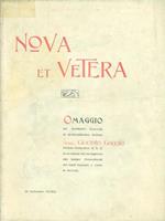 Nova et vetera