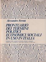 Prontuario dei termini politici economici sociali in uso in Italia