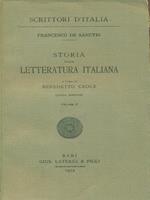 Storia della letteratura italiana vol. II