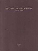 Manuale di catalogazione musicale