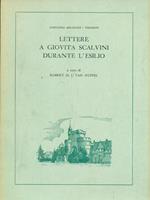 Lettere a Giovita Scalvini durante l'esilio