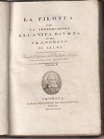 La filotea o sia la introduzione alla vita devota di Francesco di Sales