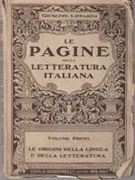 Le pagine della letteratura italiana