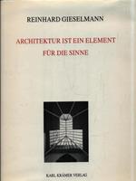 Architektur ist ein element fur die Sinne