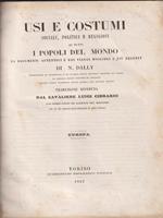   Usi e costumi di tutti i popoli del mondo - Europa