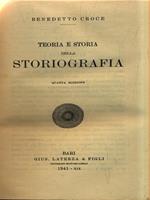   Teoria  storia della storiografia