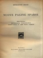   Nuove pagine sparse. Serie seconda 