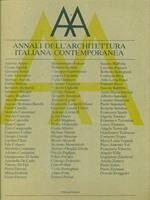   Annali dell'Architettura Italiana Contemporanea 1988-89