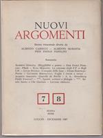   Nuovi argomenti annata completa 1967 - n. 5,6,7-8