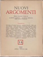   Nuovi argomenti n. 14 aprile-giugno 1969