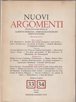   Nuovi argomenti n. 33-34 maggio-agosto 1973