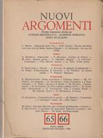   Nuovi argomenti n. 65-66 gennaio-giugno 1980