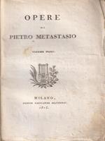   Opere di Pietro Metastasio vol IX