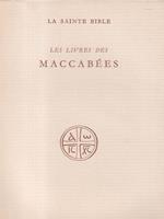 Les livres des Maccabees