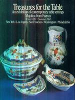 Treasures for the table. An exhibition of contemporary table settings Majolica from Faenza