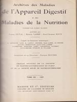   Archives des maladies de l'appareil digestif et de la nutrition 1931 2vv