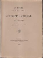   Scritti editi ed inediti di Giuseppe Mazzini vol XVIII