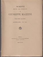   Scritti editi ed inediti di Giuseppe Mazzini vol LXXXIV