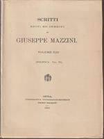   Scritti editi ed inediti di Giuseppe Mazzini vol XIII