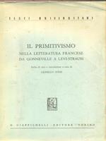 Il primitivismo nella letteratura francese da gonneville a Levi-Strauss