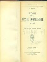 Histoire de la russie communiste 1917-1935