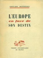 L' Europe en face de son destin