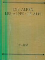 Die Alpen, Les Alpes, Le Alpi Vol IX - 1933