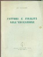 Fattori e finalità nell'educazione