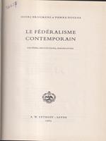 Le federalisme contemporain