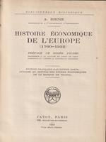 Histoire economique de l'Europe