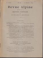 Revue alpine n. 10/I octobre 1899