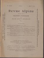 Revue alpine n. 4/I avril 1900