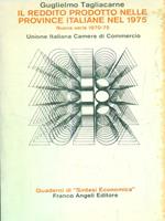 Il reddito prodotto nelle province italiane nel 1975