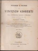 Pensieri e giudizi sulla letteratura italiana e straniera